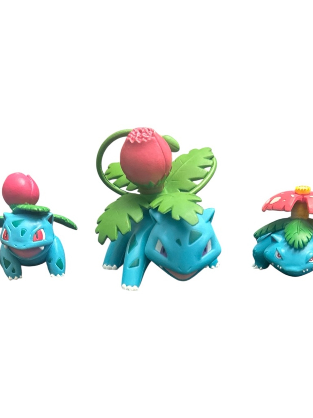 Pokémon Bulbasaur Ivysaur Venusaur TOMY Figure Lot PVC Evolution Set 2007 2013